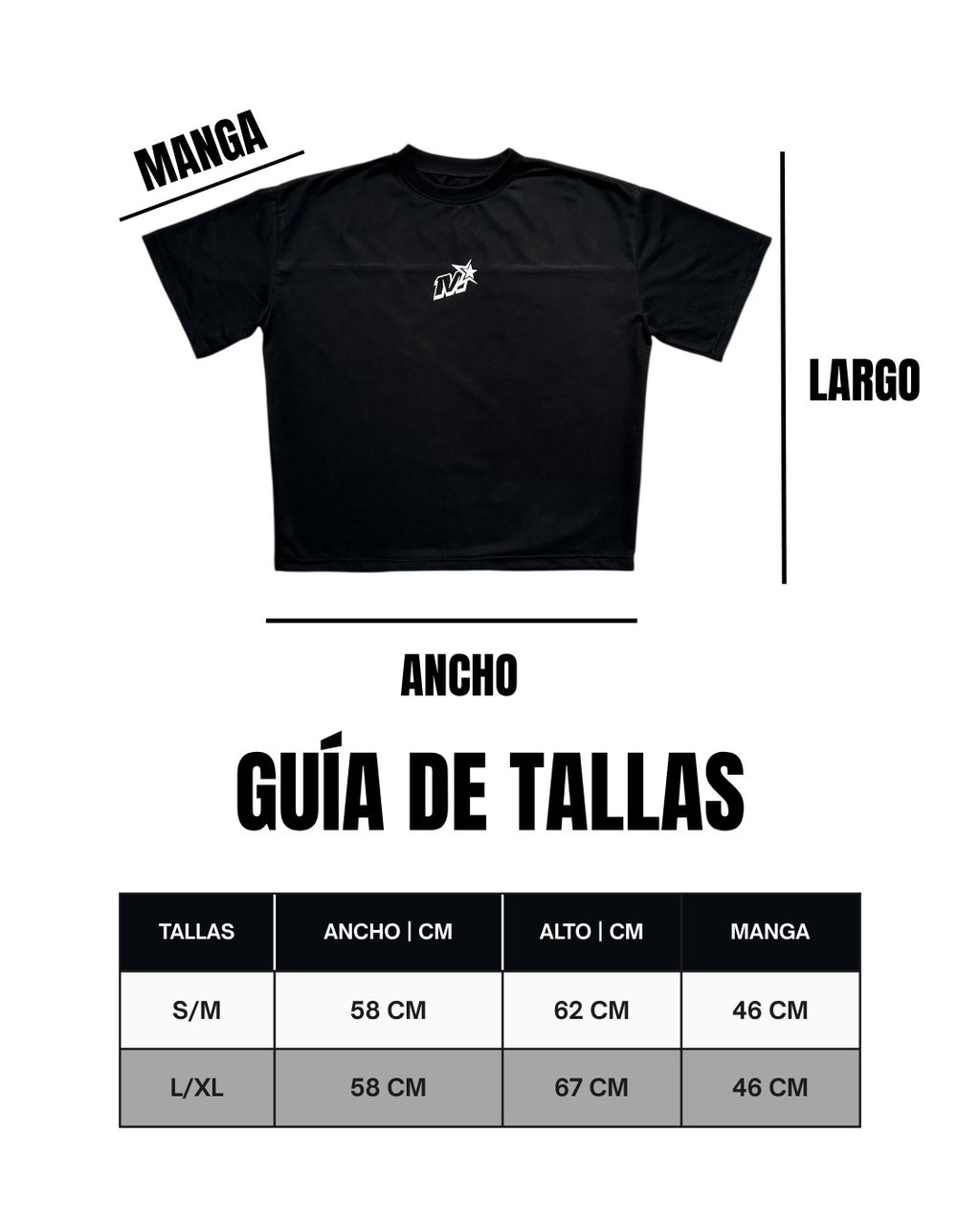 CAMISETA PROCESS STAR BLANCA